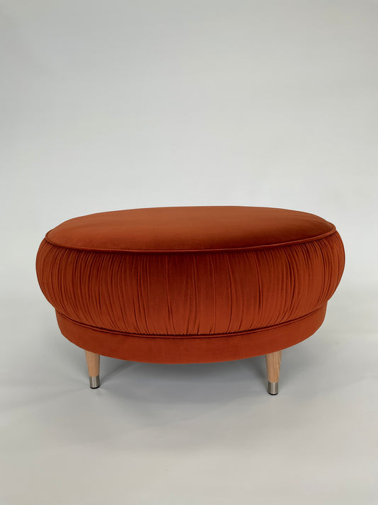 Ashford Chic Circular Ottoman | Victoria Upholstery Interiors