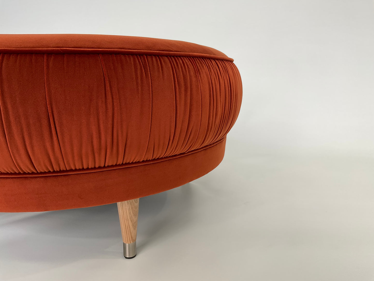 Ashford Chic Circular Ottoman | Victoria Upholstery Interiors