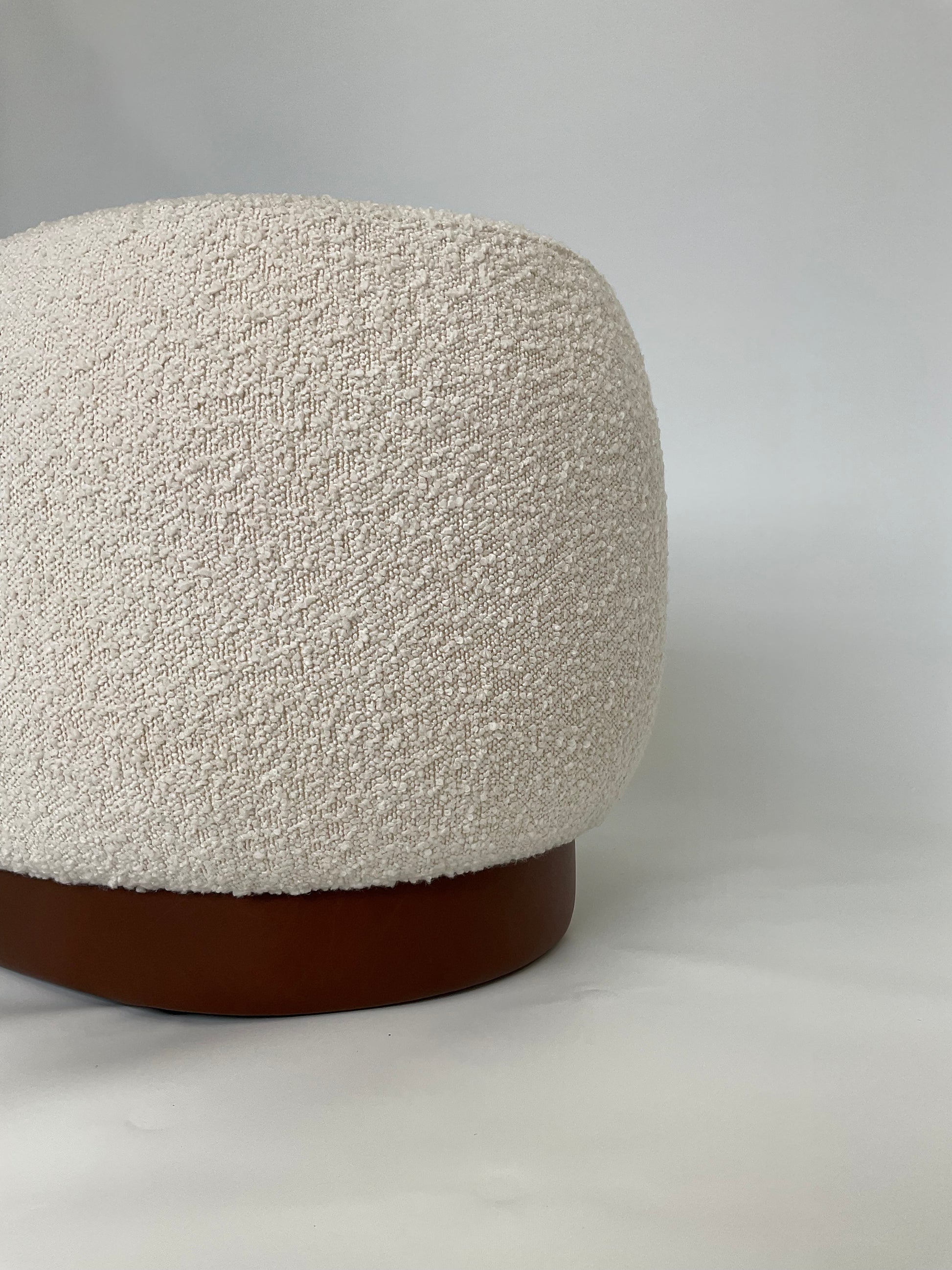 SENADA Ottoman | Ovis Ivory Colour | Victoria Upholstery Interiors